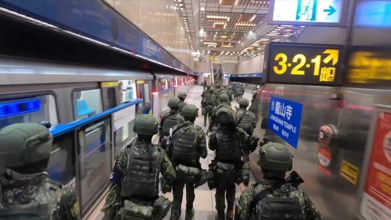 湾湾讨论：漢光41演练期間，台北地铁運送人員及物資