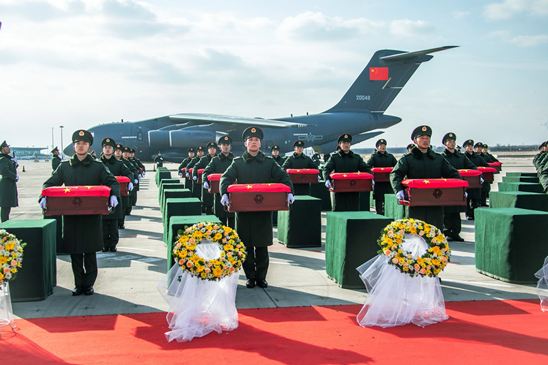 韩国人评论：在韩中国志愿军遗骸归国仪式