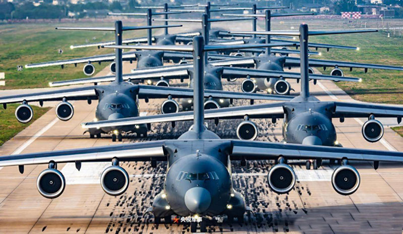 岛蛙讨论：中國的空軍運20機群